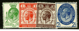 425 GBx 1929 Scott 205/08 M* (Lower Bids 20% Off) - Neufs