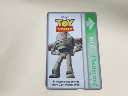 United Kingdom-(BTA150)Disney's Toy-3 BUZZ-(252)(20units)(642K61697)price Cataloge 3.00£ Used+1card Prepiad Free - BT Emissioni Pubblicitarie