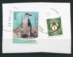 2018 Norway Chinstrap Penguin, Bouvet Island 38kr Fine Used On Piece - Usati