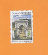 CZECH REPUBLIC 1999 Gestempelt°Used  MiNr. 218  "ALTE BRÜCKEN: Kettenbrücke Bei Stadlec (Stachletz)" - Usados