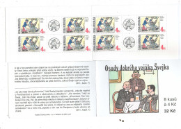Svejk - Set Of 3 Booklets ( BKL ), Painting By Jos. Lada, Stamps With Cupons, MNH - Other & Unclassified