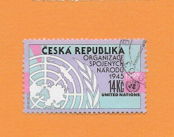 CZECH REPUBLIC 1995 Gestempelt°Used  MiNr.90  "50 Jahre Vereinte Nationen UNO " - Used Stamps