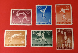 1956 Bulgaria - Serie Postfris - Ete 1956: Melbourne