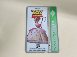 United Kingdom-(BTA152)Disney's Toy-5 BO-BEEP-(259)(20units)(622L25342)price Cataloge 3.00£ Used+1card Prepiad Free - BT Advertising Issues