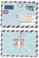 USA 1988 Luftpost Air Mail Letter MiNr.: 1977 Langley Nach London Avion Scott: C118 YT: PA112 Sg: A2348 - 1981-00