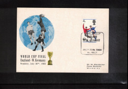 Great Britain 1966 World Football Cup England  - World Cup Final Match England - Germany Interesting Cover - 1966 – Engeland