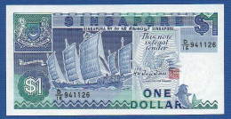 SINGAPORE - P.18b – 1 Dollar ND 1987 UNC, S/n D/16 941126 - Singapore