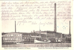 Ostseebad NEUSTADT In Holstein Fabrik Der Glücksklee Milchgesellschaft M.b.H. Gelaufen 11.5.1930 - Neustadt (Holstein)