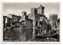 Italie--Lago De Garda -- SIRMIONE --1954-- Voilier ( Animée)  ....timbre...cachet   DESANZANO DEL GARDA... - Brescia
