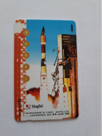 SINGAPOUR FIRST SATELLITE 178 SIGA... 10$ UT - Spazio