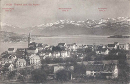 Thalwil - Und Die Alpen         Ca. 1910 - Thalwil