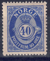 Norwegen 1920 - FM Posthorn, Nr. 103, Gefalzt * / MLH - Neufs