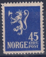 Norwegen 1924 - Wappenlöwe, Nr. 108, Postfrisch ** / MNH - Neufs