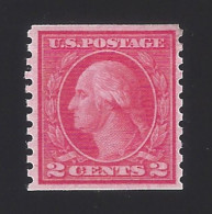 US #455 1914-16 Carmine Type III Wmk 190 Perf 10 Vert MNH F-VF SCV $19 - Unused Stamps