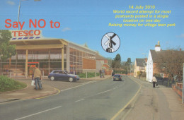 Keyworth Nottinghamshire Notts Tescos Supermarket Protest Postcard - Nottingham