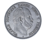 Allemagne-Royaume De Prusse Wilhelm 5 Mark 1876 Berlin - 2, 3 & 5 Mark Plata