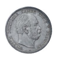 Allemagne-Royaume De Prusse Wilhelm 5 Mark 1874 Berlin - 2, 3 & 5 Mark Silber