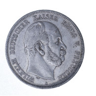 Allemagne-Royaume De Prusse Wilhelm 5 Mark 1874 Berlin - 2, 3 & 5 Mark Argent