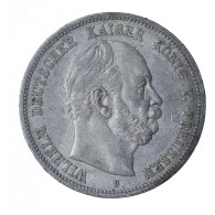 Allemagne-Royaume De Prusse Wilhelm 5 Mark 1875 Hanovre - 2, 3 & 5 Mark Argent