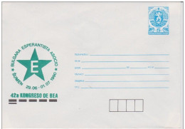 Bulgaria Postal Stationery 1990 Bulgarian Conference In Shumen * * Bulgara Esperanto Kongreso - Covers & Documents