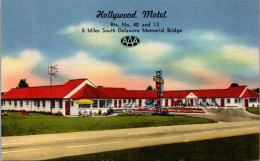 Delaware New Castle The Hollywood Motel 1955 - Altri & Non Classificati