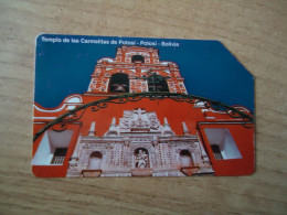 BOLIVIA  USED CARDS OPTICAL   CHURCH - Bolivie