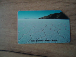 BOLIVIA  USED CARDS OPTICAL  MONUMENTS LANDSCAPES - Bolivia