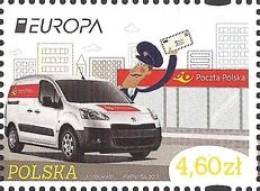 Poland Polen Pologne 2013 Europa CEPT Postal Transport Stamp Mint - 2013