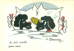 Illustrateur G Meunier  - Humour Chien Noir  U 46 - Meunier, G.