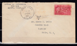 Brief Van San Jose Calif. Naar Chile - 1941-1950