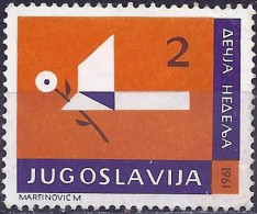 Yugoslavia 1961 - Mi Z27 - YT B47 ( Children's Week : Stylized Paper Plane ) MNH** - Beneficenza