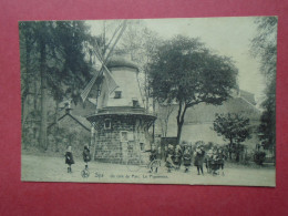 CPA BELGIQUE  SPA  UN COIN DU PARC LE PIGEONNIER  ANIMEE ENFANT / ENFANTS  VOYAGEE 1921 TIMBRE - Spa