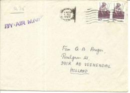 India >  1980-1989 Brief  Met 2 Postzegels (10836) - Briefe U. Dokumente