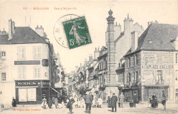 03-MOULINS-RUE D'ALLIER - Moulins