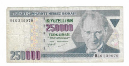 TURCHIA 250000 TURK LIRASI  1970 - Turquie