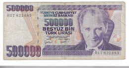 TURCHIA 500000 TURK LIRASI  1970 - Turquie