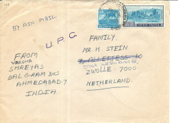 India > 1980-1989  Republiek Luchtpostbrief Met 2 Postzegels (10840) - Briefe U. Dokumente