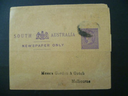 SOUTH  AUSTRALIA   NEWSPAPER - Storia Postale