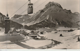 LECH  ( VORARLBERG )   1450 M - C P S M  PANORAMA    ( 23 / 5 / 53 ) - Lech