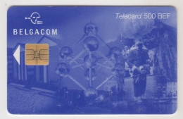 BELGIUM - Atomium 500 , CN: IH – 30.06.2002 , 500 BEF, Tirage 20.000, Used - Avec Puce