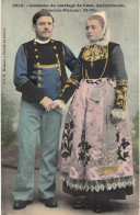 Carte POSTALE  Ancienne De CAST, QUEMENEVEN, PLOVENEZ - PORZAY & St NIC - Costume De Mariage - Plonévez-Porzay