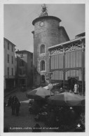 Hyeres  - Hotel De Ville Et  Le Marché - Serie Etoile*    - CPA °R - Hyeres