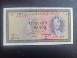 Luxembourg Billet 50 Francs 1961 - Luxemburgo