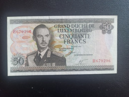 Luxembourg Billet 50 Francs 1972 Tbe - Luxembourg