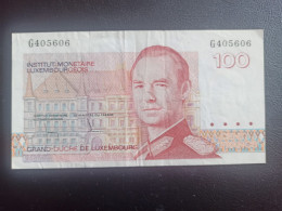 Luxembourg  Billet 100 Francs 1980 Tbe - Lussemburgo