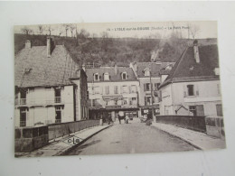 ISLE SUR LE DOUBS Le Petit Pont , Magasin Jacoutot , Café , Animé - Isle Sur Le Doubs