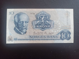 Norvège Billet 10 Kroner 1978 Tbe+ - Noorwegen