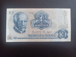 Norvège Billet 10 Kroner 1978 Tbe+ - Noruega