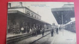 Frouart  54 , La Gare Avec Train - Stations - Met Treinen