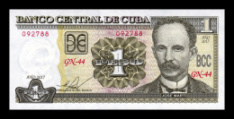 Cuba 1 Peso José Martí 2017 Pick 128h Sc Unc - Cuba